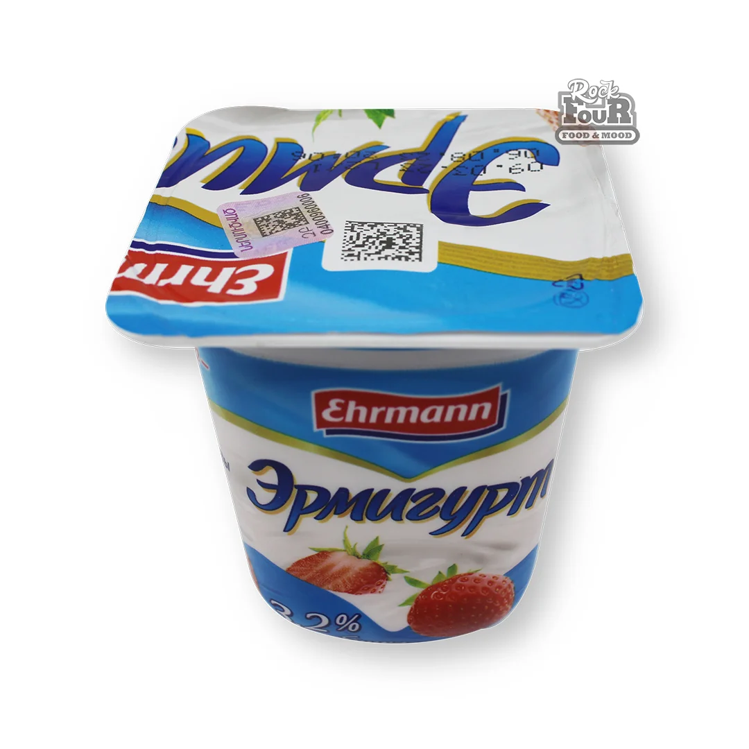 Yogurt product "Ermigurt" strawberry 3.2% 100g